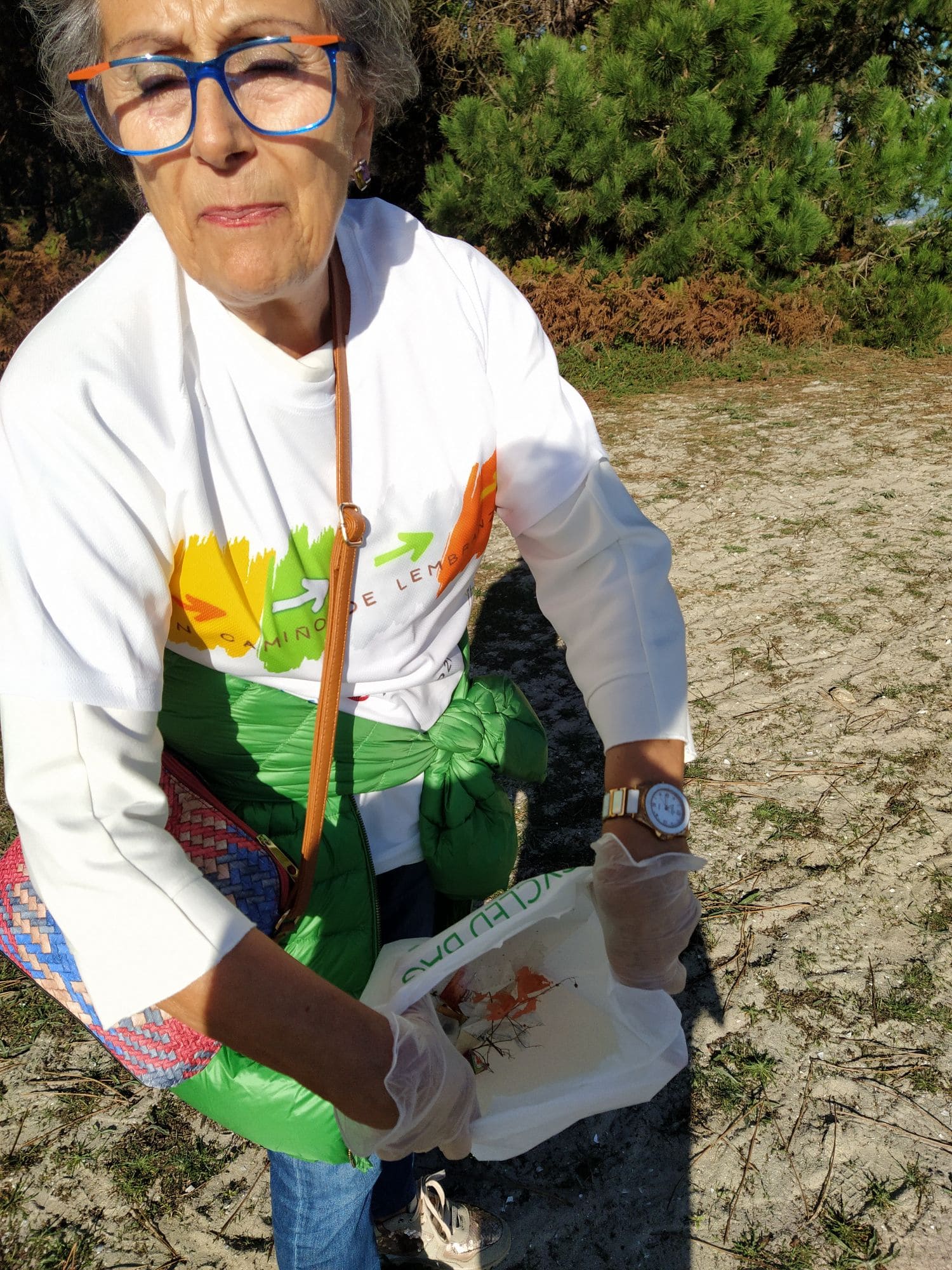 gente de nuestro grupo en el Camino de Santiago