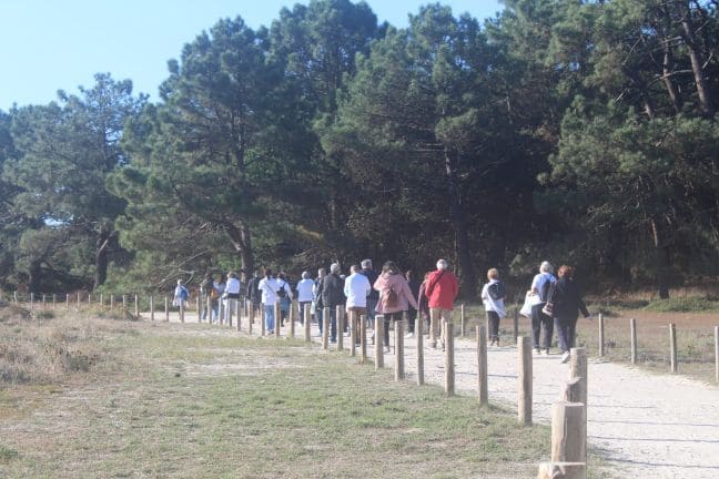 gente de nuestro grupo en el Camino de Santiago