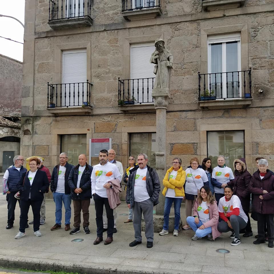 gente de nuestro grupo en el Camino de Santiago