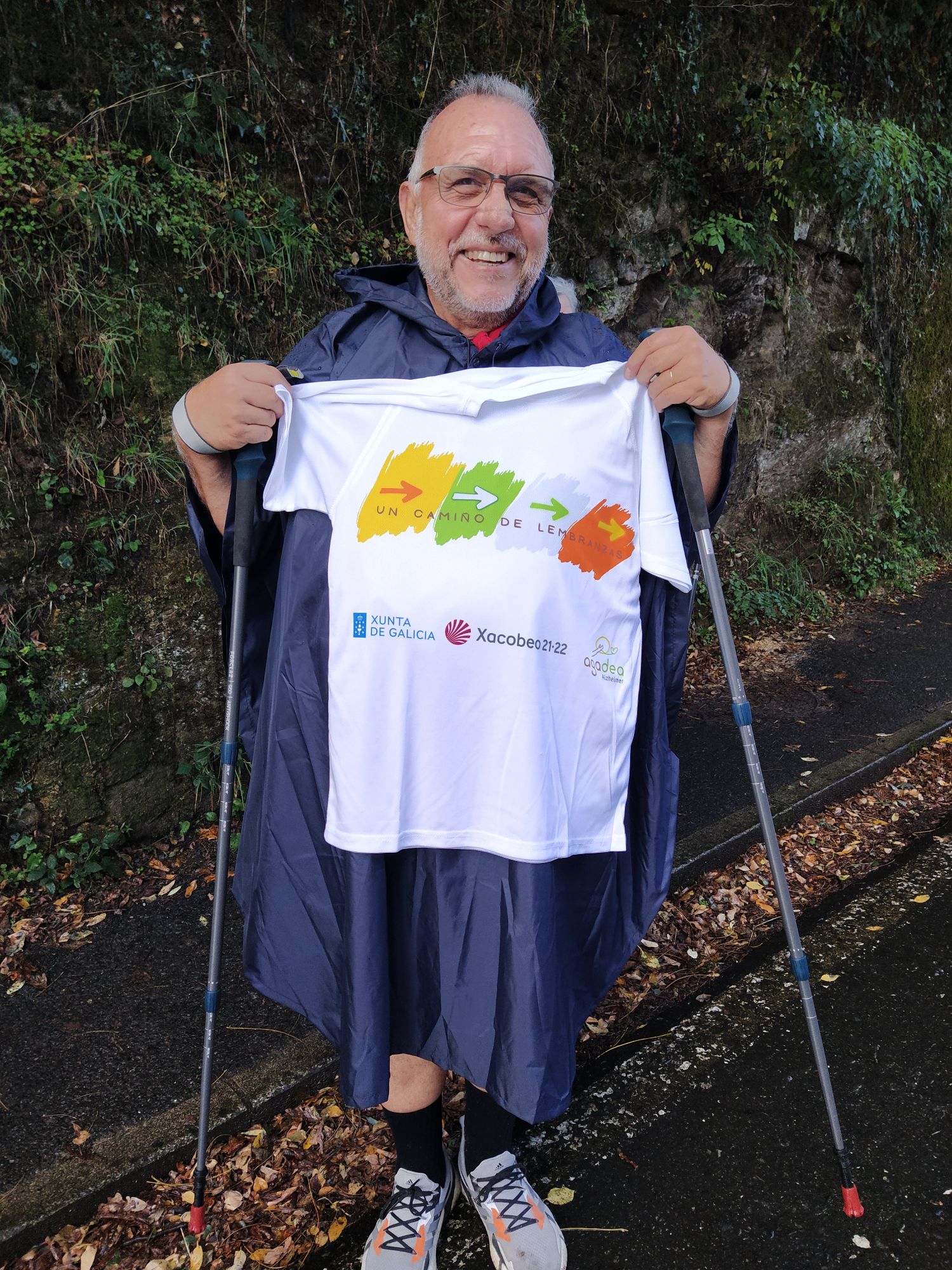 gente de nuestro grupo en el Camino de Santiago
