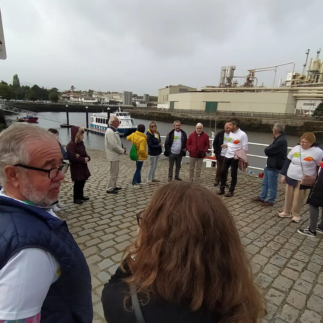 gente de nuestro grupo en el Camino de Santiago