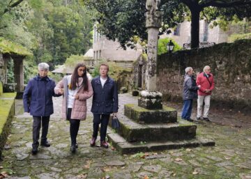 gente de nuestro grupo en el Camino de Santiago