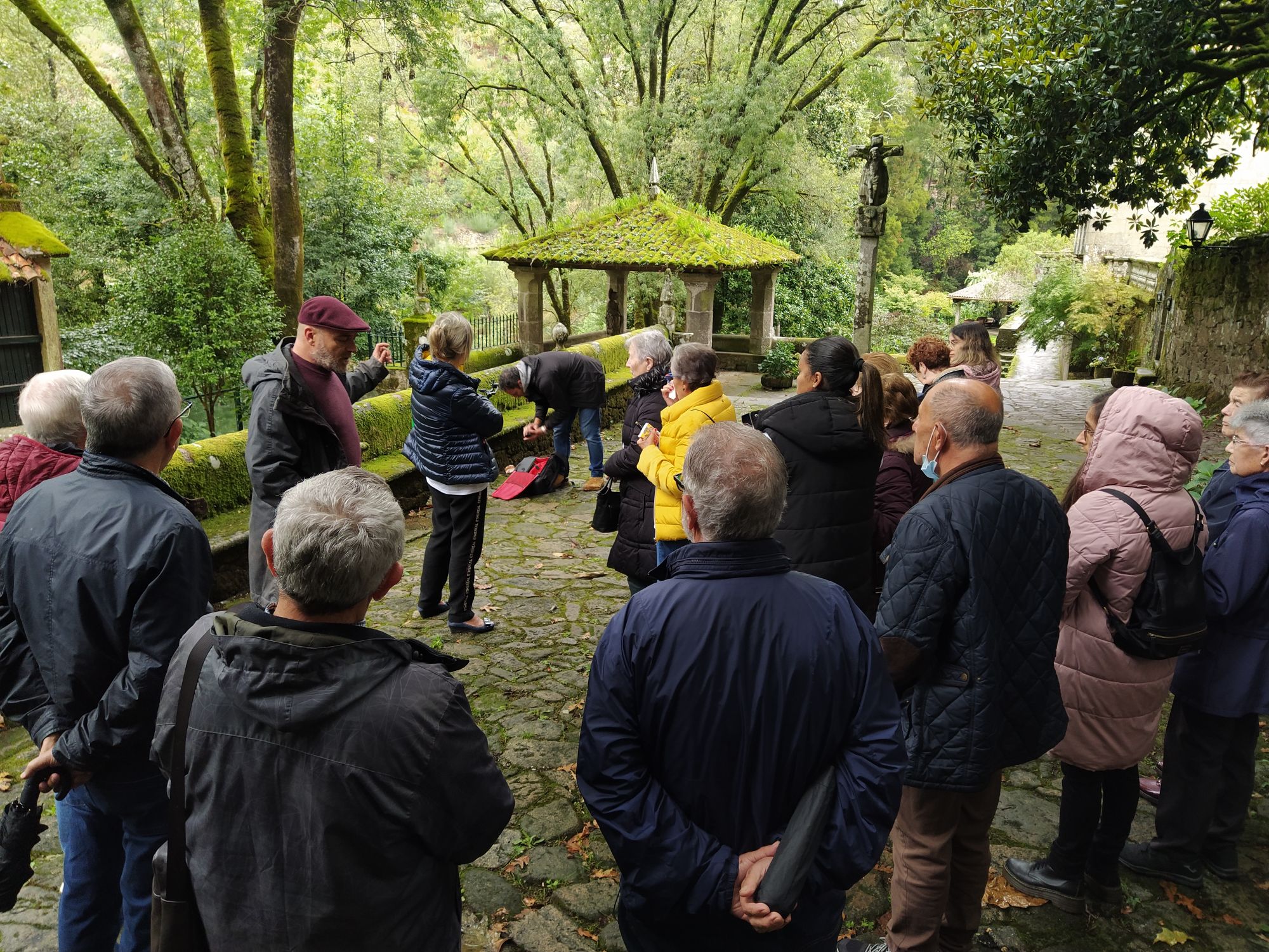 gente de nuestro grupo en el Camino de Santiago