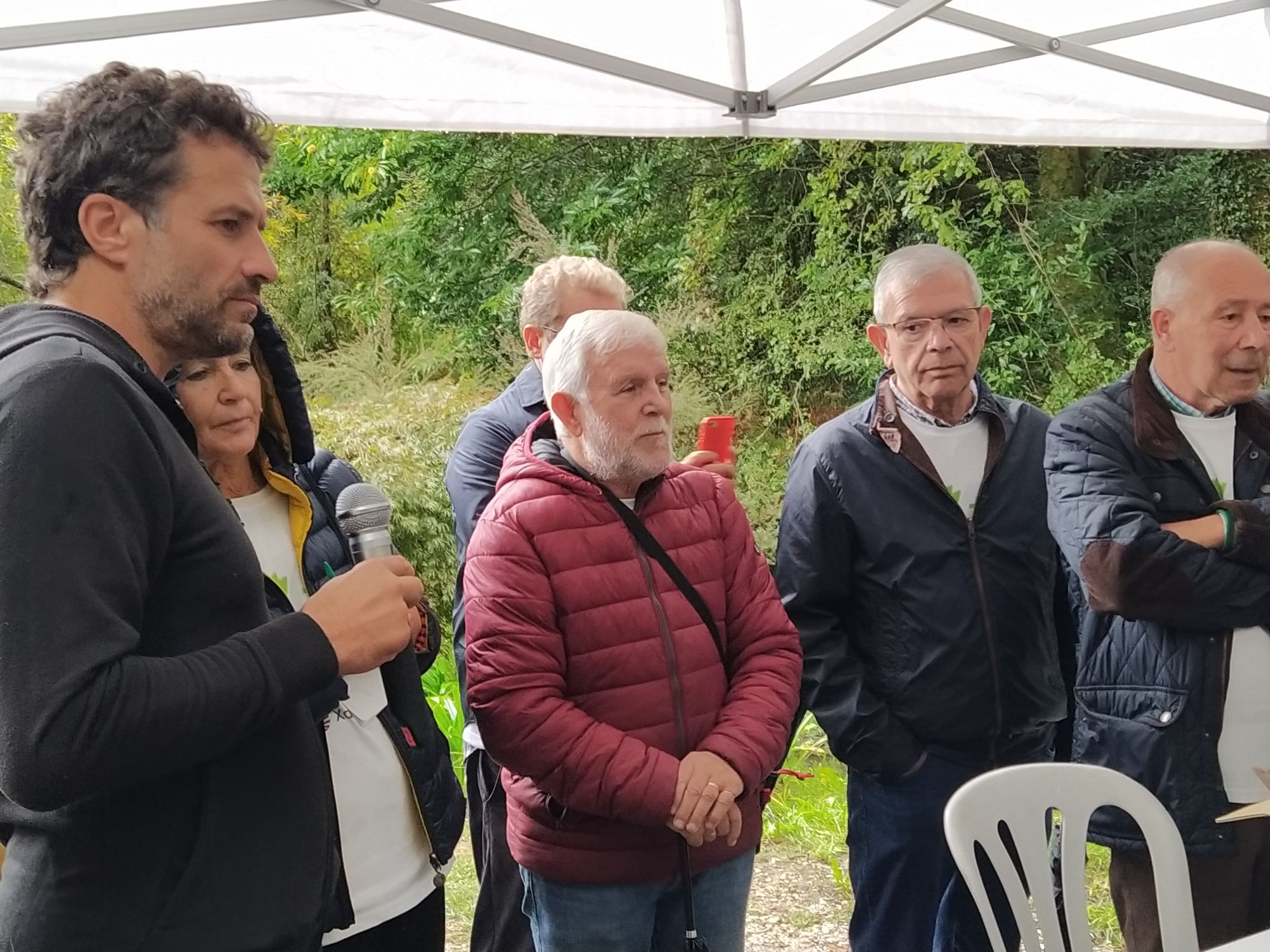 gente de nuestro grupo en el Camino de Santiago