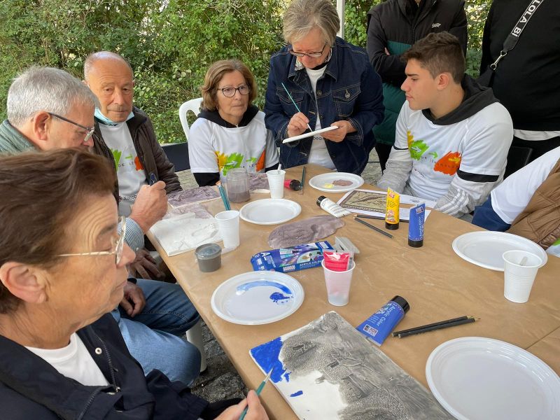 gente de nuestro grupo en un taller