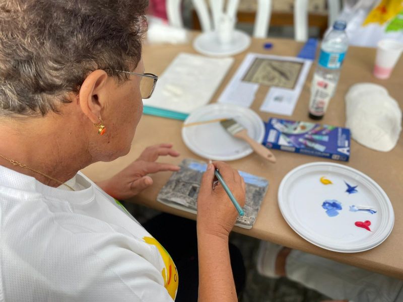 gente de nuestro grupo en un taller